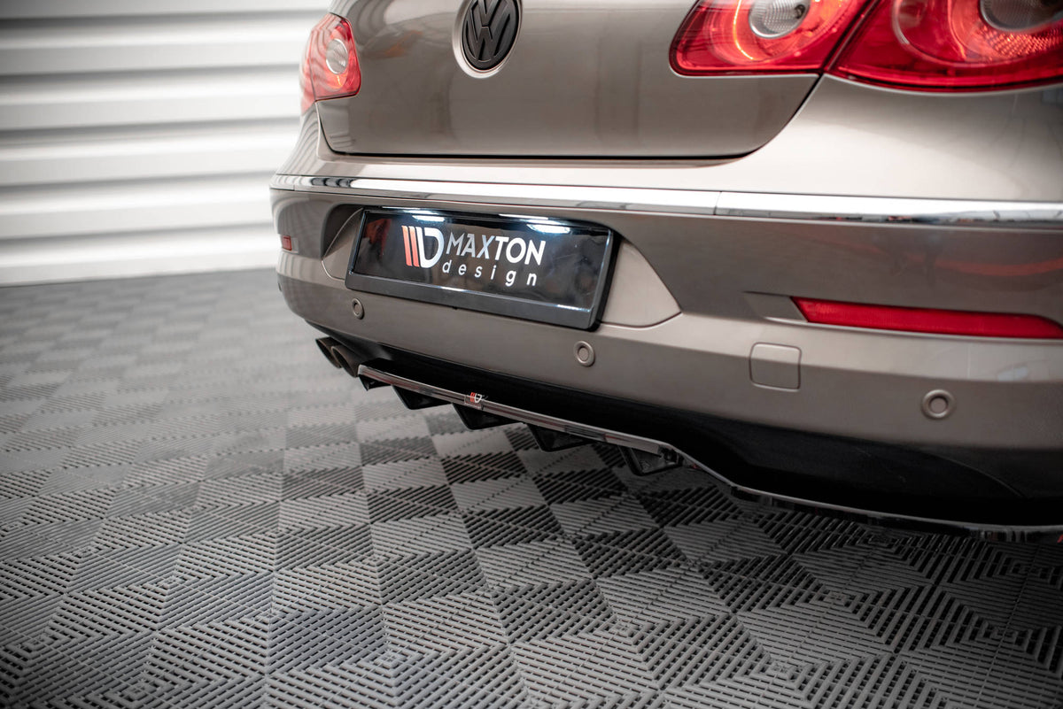 Rear Splitter (with vertical bars) suitable for Volkswagen Passat CC