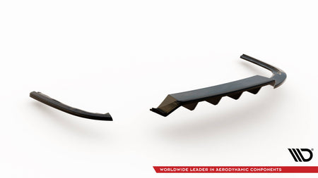 Rear Splitter (with vertical bars) suitable for Volkswagen Passat Sedan / Variant B8