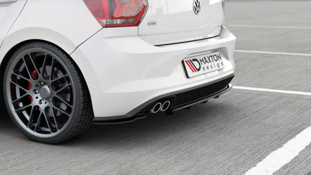 Rear Splitter (with vertical bars) suitable for Volkswagen Polo GTI Mk6