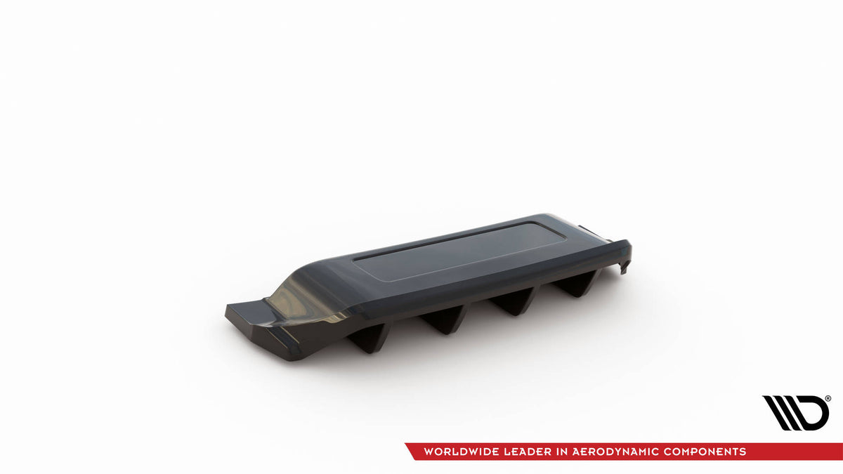 Rear Splitter (with vertical bars) suitable for Volkswagen T-Roc R / R-Line Mk1 Facelift