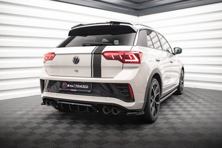 Rear Splitter (with vertical bars) suitable for Volkswagen T-Roc R / R-Line Mk1 Facelift