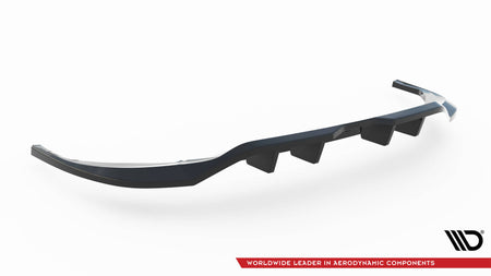 Rear Splitter (with vertical bars) suitable for Volkswagen Tiguan Allspace R-Line Mk2 Facelift