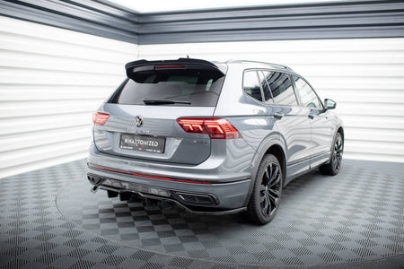 Rear Splitter (with vertical bars) suitable for Volkswagen Tiguan Allspace R-Line Mk2 Facelift