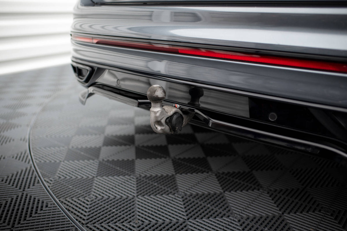 Rear Splitter (with vertical bars) suitable for Volkswagen Tiguan Allspace R-Line Mk2 Facelift