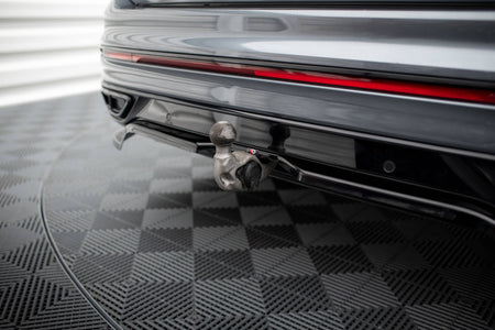 Rear Splitter (with vertical bars) suitable for Volkswagen Tiguan Allspace R-Line Mk2 Facelift