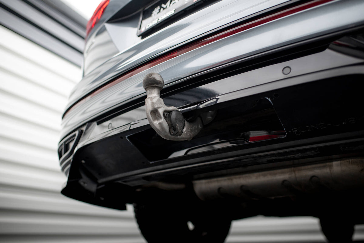 Rear Splitter (with vertical bars) suitable for Volkswagen Tiguan Allspace R-Line Mk2 Facelift