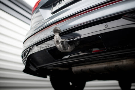 Rear Splitter (with vertical bars) suitable for Volkswagen Tiguan Allspace R-Line Mk2 Facelift