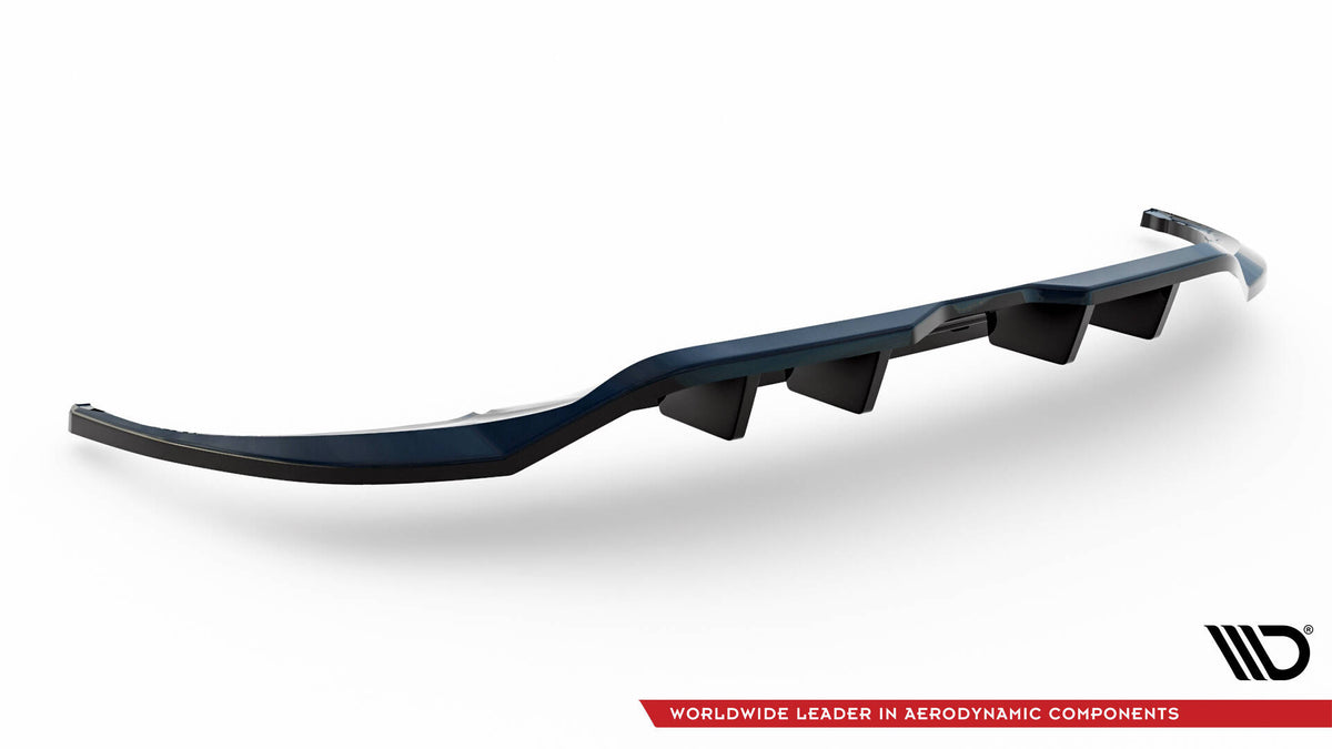 Rear Splitter (with vertical bars) suitable for Volkswagen Tiguan R-Line Mk2 Facelift