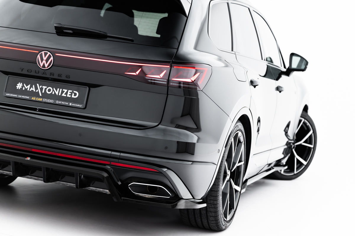 Rear Splitter (with vertical bars) suitable for Volkswagen Touareg R-Line Mk3 Facelift