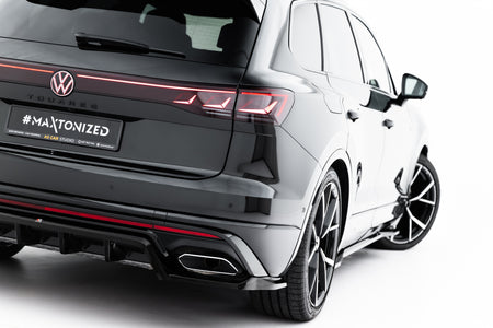 Rear Splitter (with vertical bars) suitable for Volkswagen Touareg R-Line Mk3 Facelift