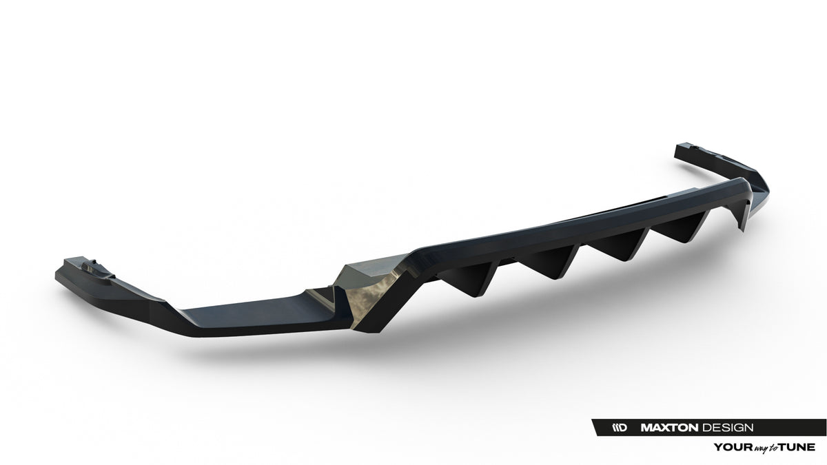 Rear Splitter (with vertical bars) suitable for Volkswagen Touareg R-Line Mk3 Facelift