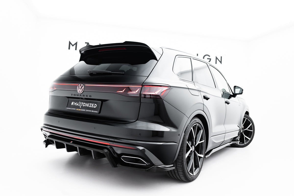 Rear Splitter (with vertical bars) suitable for Volkswagen Touareg R-Line Mk3 Facelift