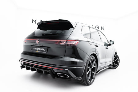 Rear Splitter (with vertical bars) suitable for Volkswagen Touareg R-Line Mk3 Facelift