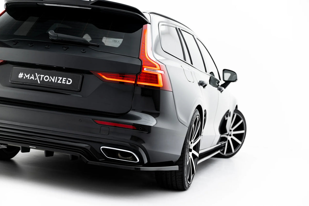 Rear Splitter (with vertical bars) suitable for Volvo S60/V60 R-Design Mk3