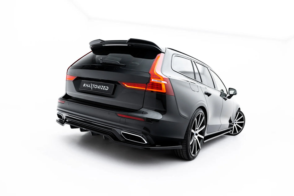 Rear Splitter (with vertical bars) suitable for Volvo S60/V60 R-Design Mk3