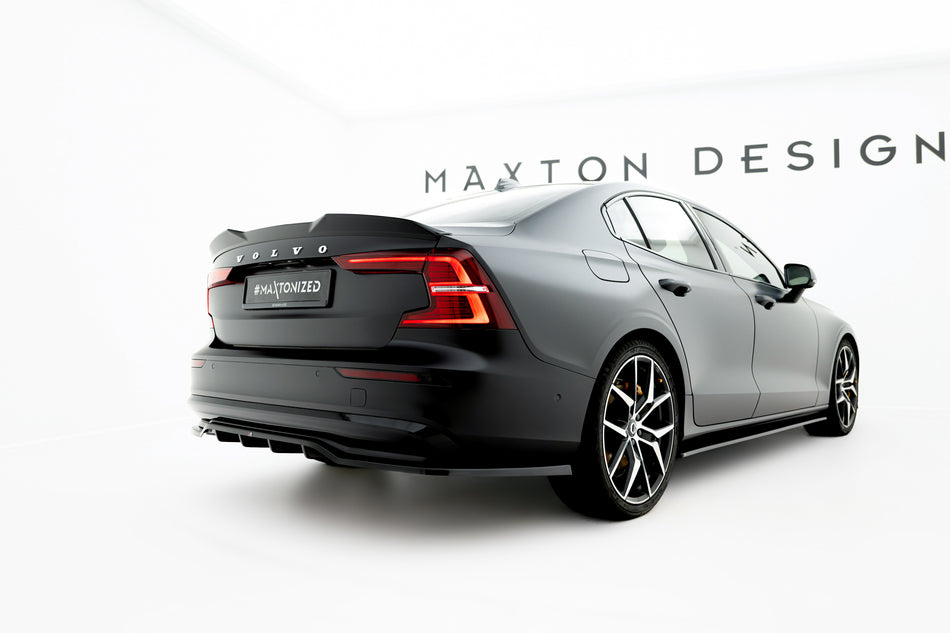 Rear Splitter (with vertical bars) suitable for Volvo S60/V60 R-Design Mk3