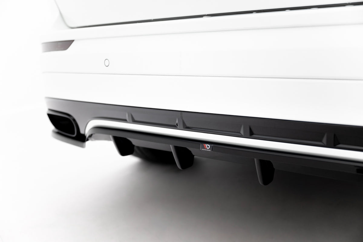 Rear Splitter (with vertical bars) suitable for Volvo XC60 Mk2 R-Design