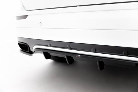 Rear Splitter (with vertical bars) suitable for Volvo XC60 Mk2 R-Design