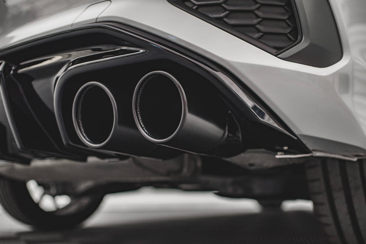 Rear Valance + Exhaust Ends Imitation suitable for Audi A3 S-Line Sportback 8Y