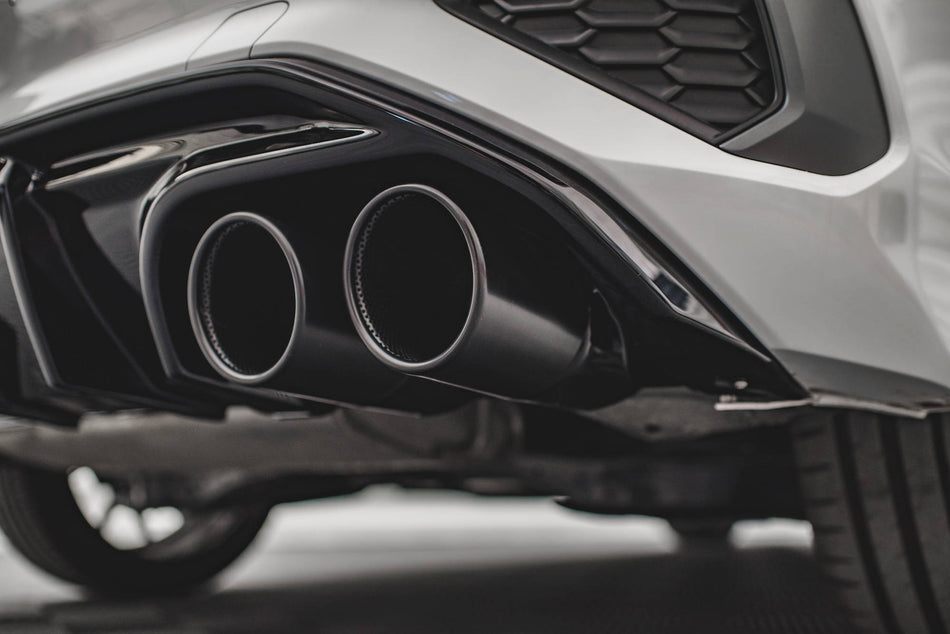 Rear Valance + Exhaust Ends Imitation suitable for Audi A3 S-Line Sportback 8Y