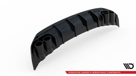 Rear Valance + Exhaust Ends Imitation suitable for Audi A3 S-Line Sportback 8Y