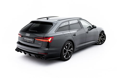 Rear Valance + Exhaust Ends Imitation suitable for Audi A6 Sedan / Avant C8 / C8 Facelift
