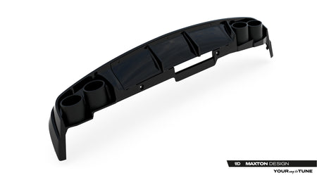 Rear Valance + Exhaust Ends Imitation suitable for Audi A6 Sedan / Avant C8 / C8 Facelift