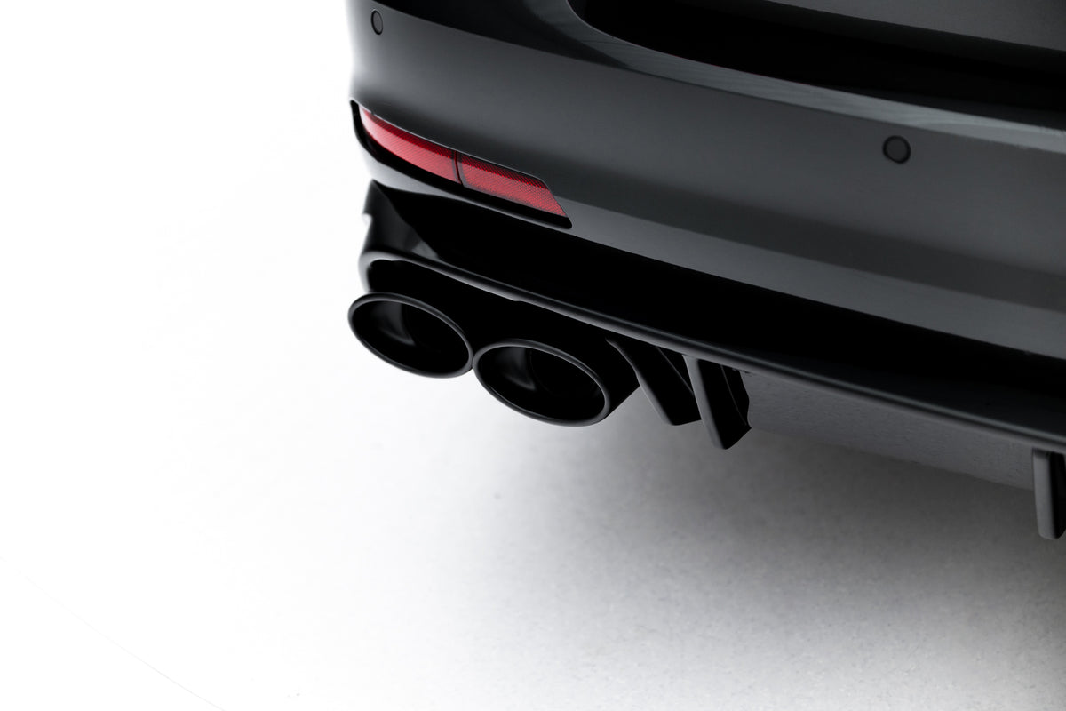Rear Valance + Exhaust Ends Imitation suitable for Audi A6 Sedan / Avant C8 / C8 Facelift