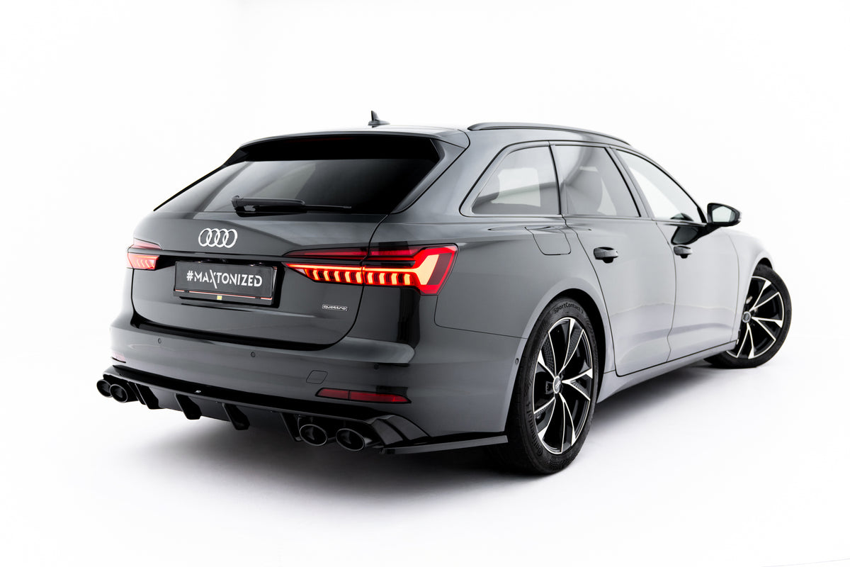 Rear Valance + Exhaust Ends Imitation suitable for Audi A6 Sedan / Avant C8 / C8 Facelift