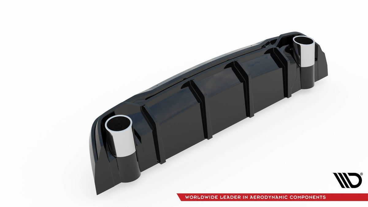 Rear Valance + Exhaust Ends Imitation suitable for Peugeot 308 GT Mk2 Facelift