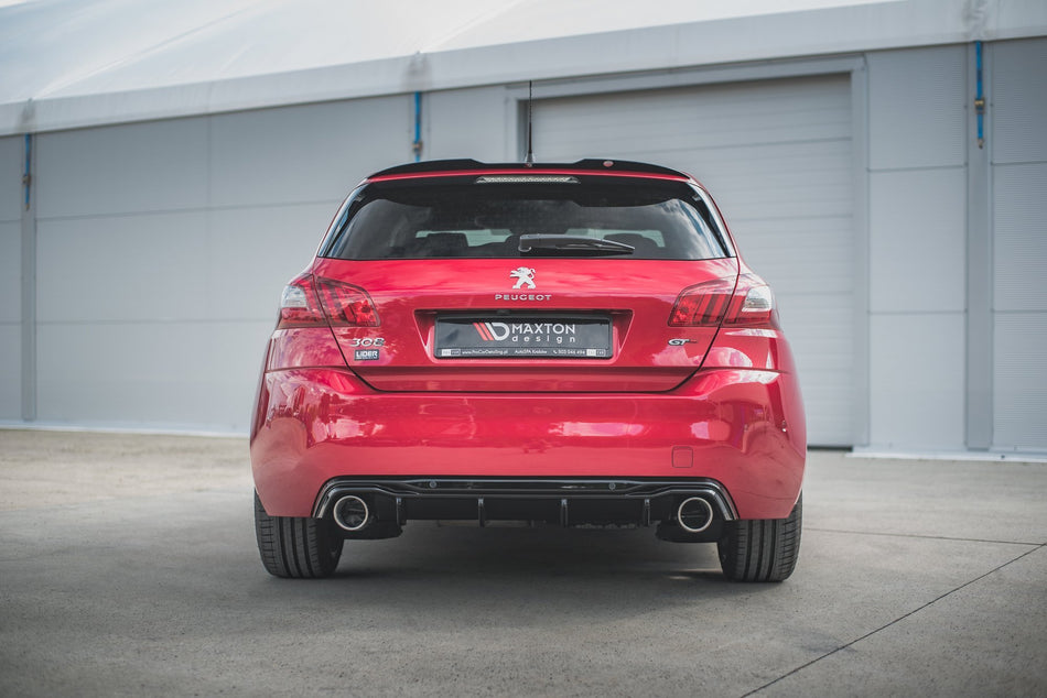Rear Valance + Exhaust Ends Imitation suitable for Peugeot 308 GT Mk2 Facelift
