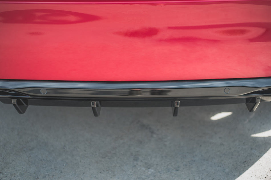 Rear Valance + Exhaust Ends Imitation suitable for Peugeot 308 GT Mk2 Facelift