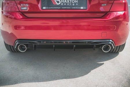 Rear Valance + Exhaust Ends Imitation suitable for Peugeot 308 GT Mk2 Facelift