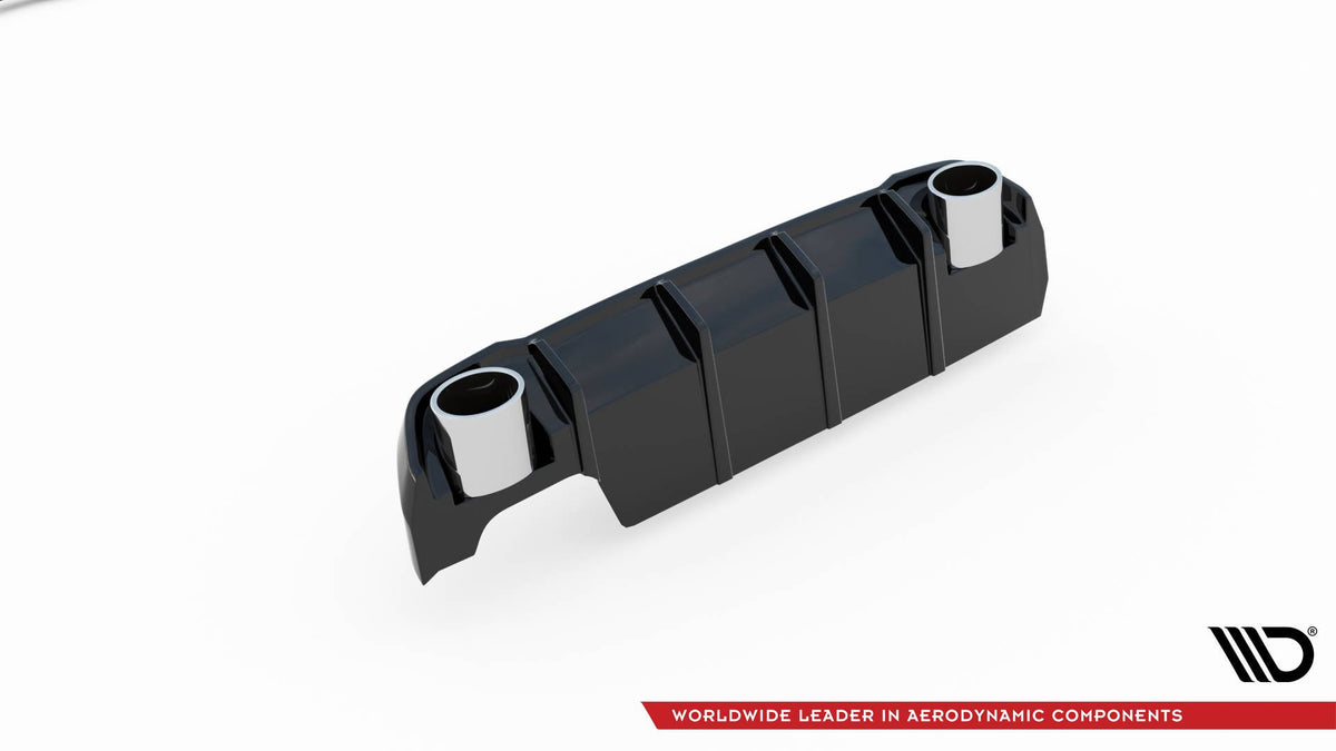 Rear Valance + Exhaust Ends Imitation suitable for Peugeot 308 SW Mk2