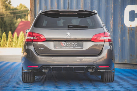 Rear Valance + Exhaust Ends Imitation suitable for Peugeot 308 SW Mk2