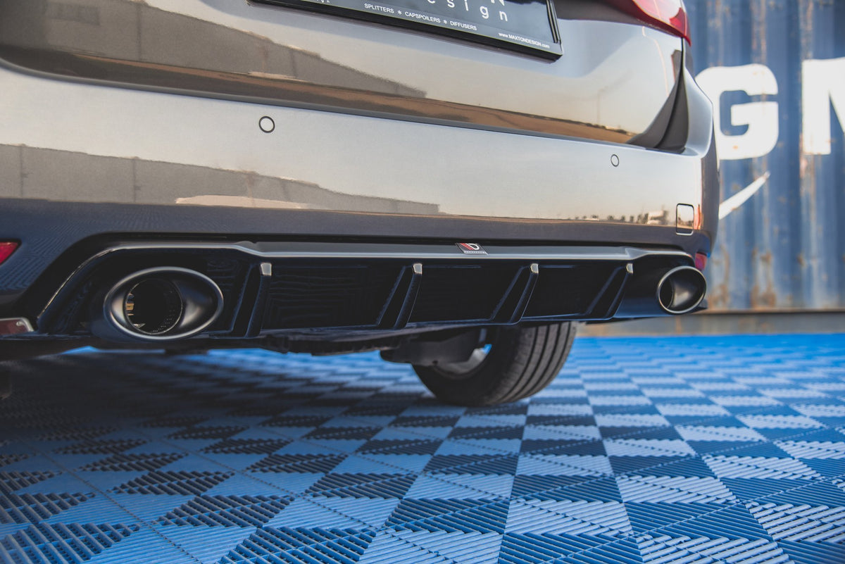 Rear Valance + Exhaust Ends Imitation suitable for Peugeot 308 SW Mk2