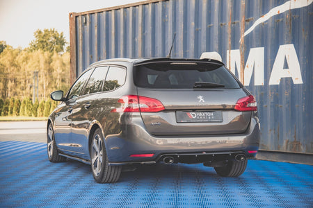 Rear Valance + Exhaust Ends Imitation suitable for Peugeot 308 SW Mk2