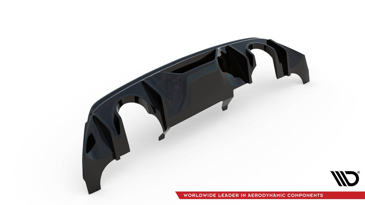 Rear Valance + Miltek Sport Exhaust suitable for Ford Fiesta ST Mk8 + GPF System