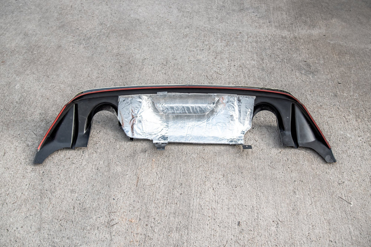 Rear Valance + Miltek Sport Exhaust suitable for Ford Fiesta ST Mk8 + GPF System