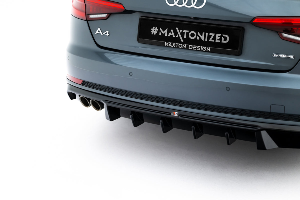 Rear Valance V.2 suitable for Audi A4 S-Line Sedan / Avant B9