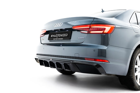 Rear Valance V.2 suitable for Audi A4 S-Line Sedan / Avant B9