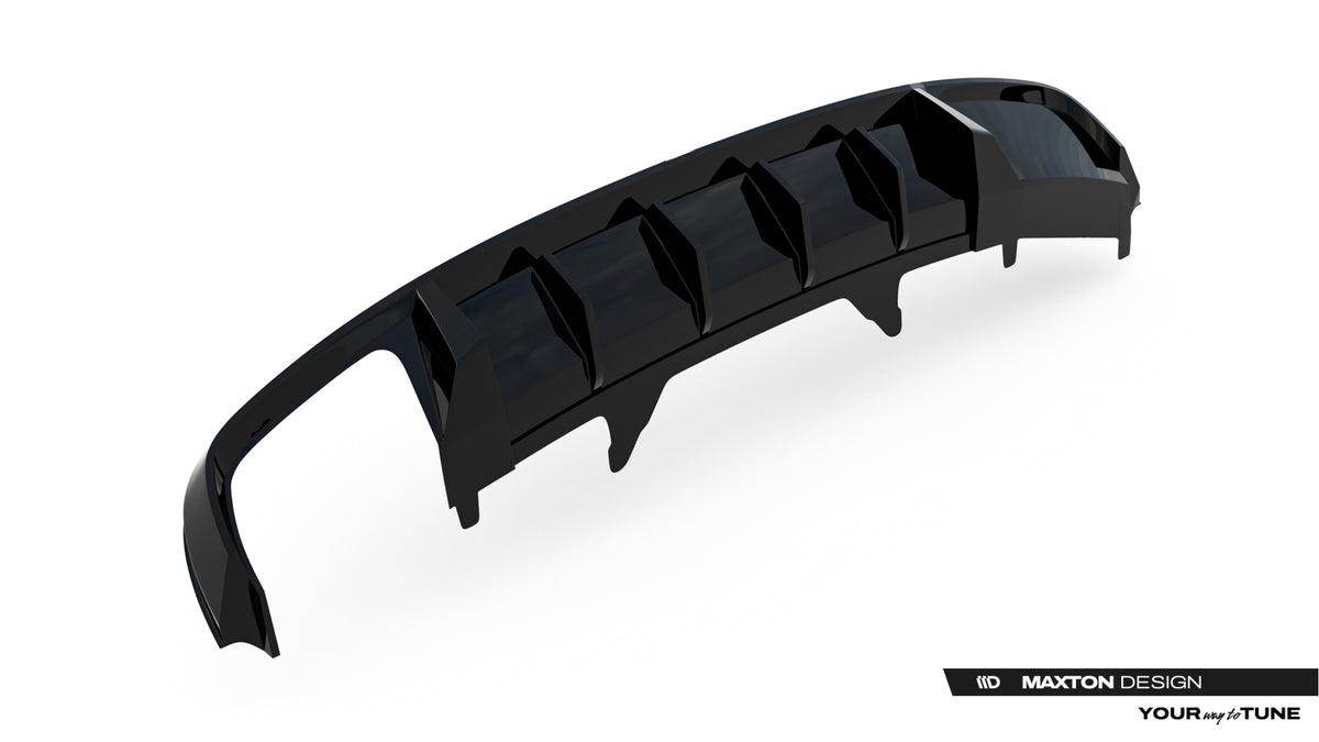 Rear Valance V.2 suitable for Audi A4 S-Line Sedan / Avant B9