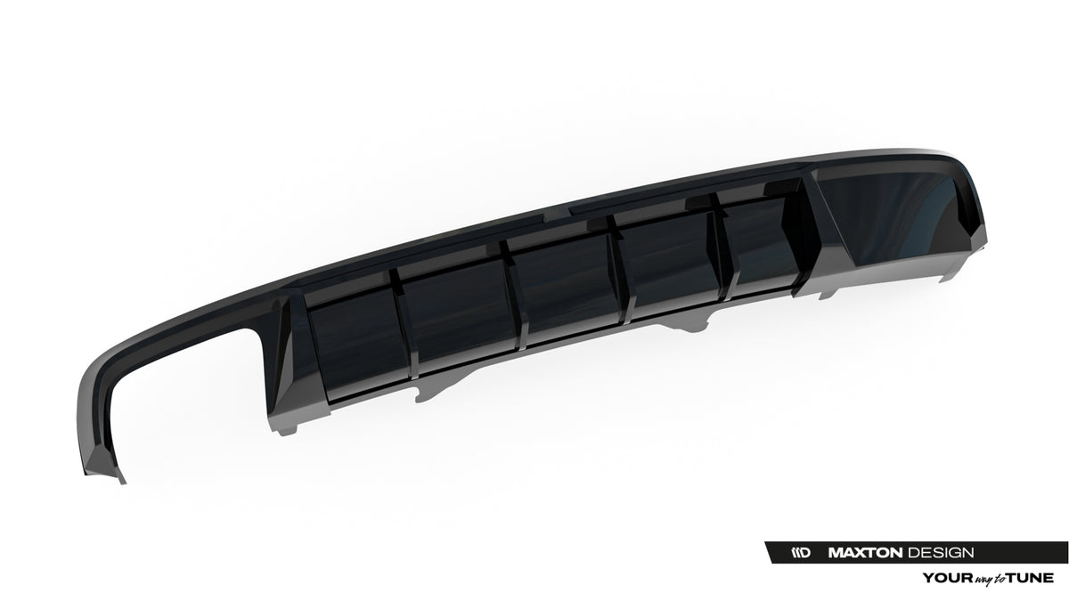 Rear Valance V.2 suitable for Audi A4 S-Line Sedan / Avant B9