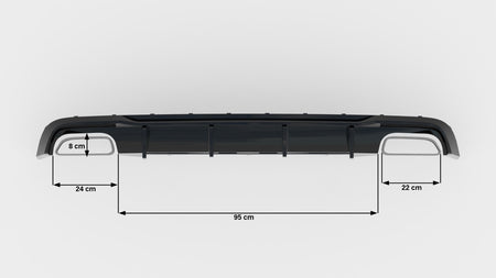 Rear Valance V.2 suitable for Audi A6 / A6 C7 S-line/ S6 C7 Facelift