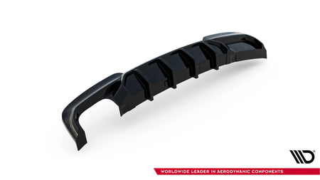Rear Valance V.2 suitable for BMW 5 M-Pack F10 / F11 (Version with double exhaust on one side)