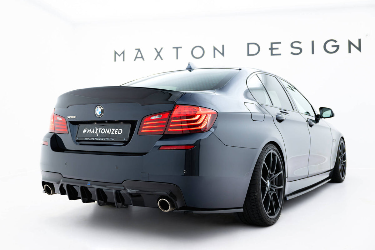 Rear Valance V.2 suitable for BMW 5 M-Pack F10 / F11 (Version with two single exhausts)