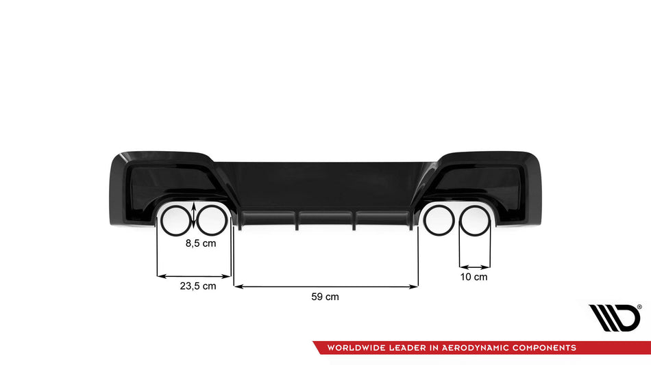 Rear Valance V.2  suitable for BMW M135i F20