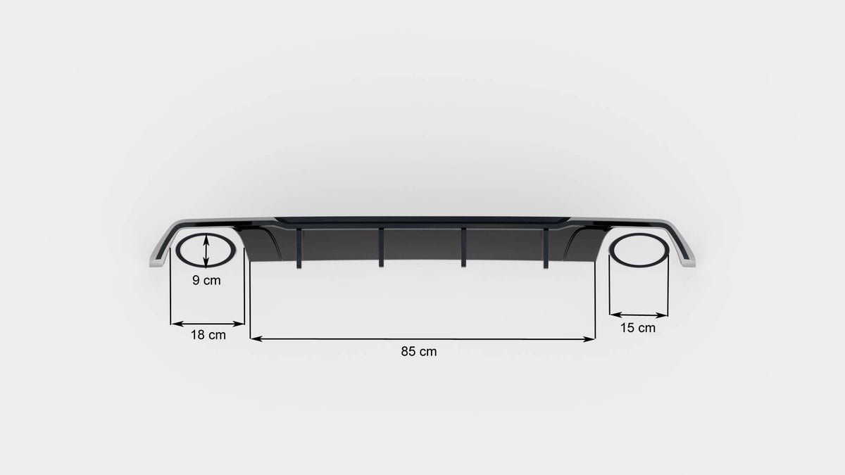 Rear Valance V.2 suitable for Seat Leon Cupra ST Mk3 FL