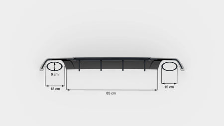 Rear Valance V.2 suitable for Seat Leon Cupra ST Mk3 FL