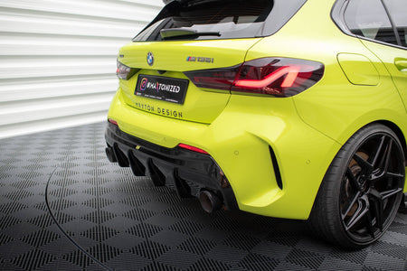 Rear Valance V.3 suitable for BMW 1 F40 M-Pack/ M135i / 128ti (Version with single exhausts on two sides)